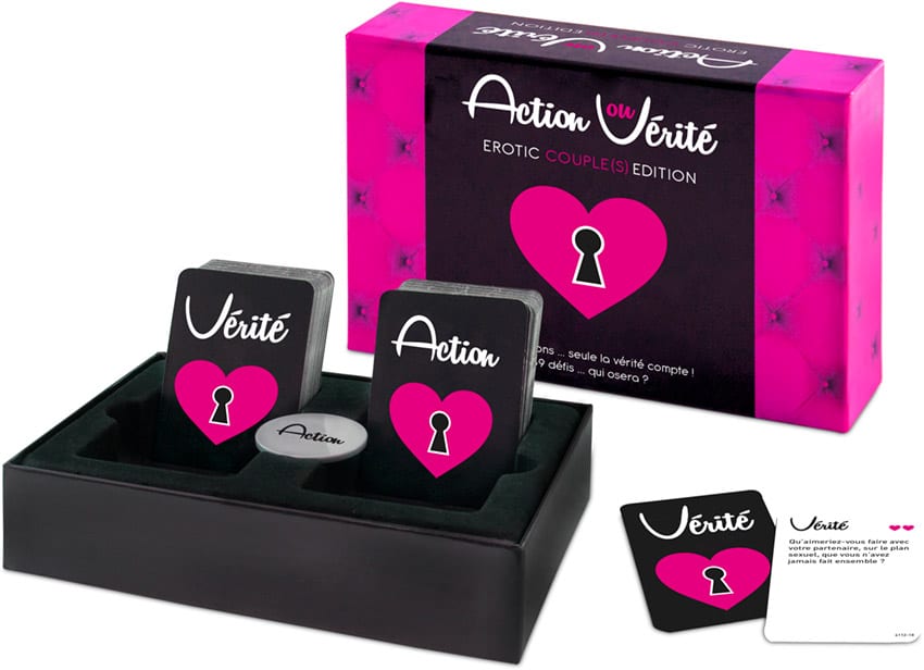Action ou Vérité - Jeu érotique pour couple (Français) - KissKiss