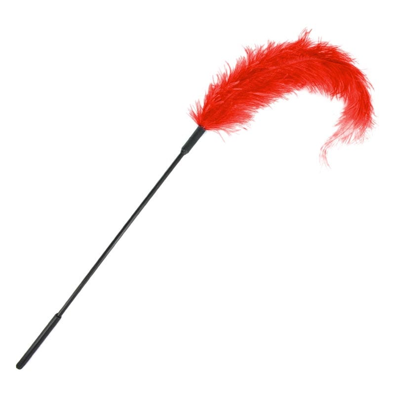 Tickler Plume d'Autruche - Rouge