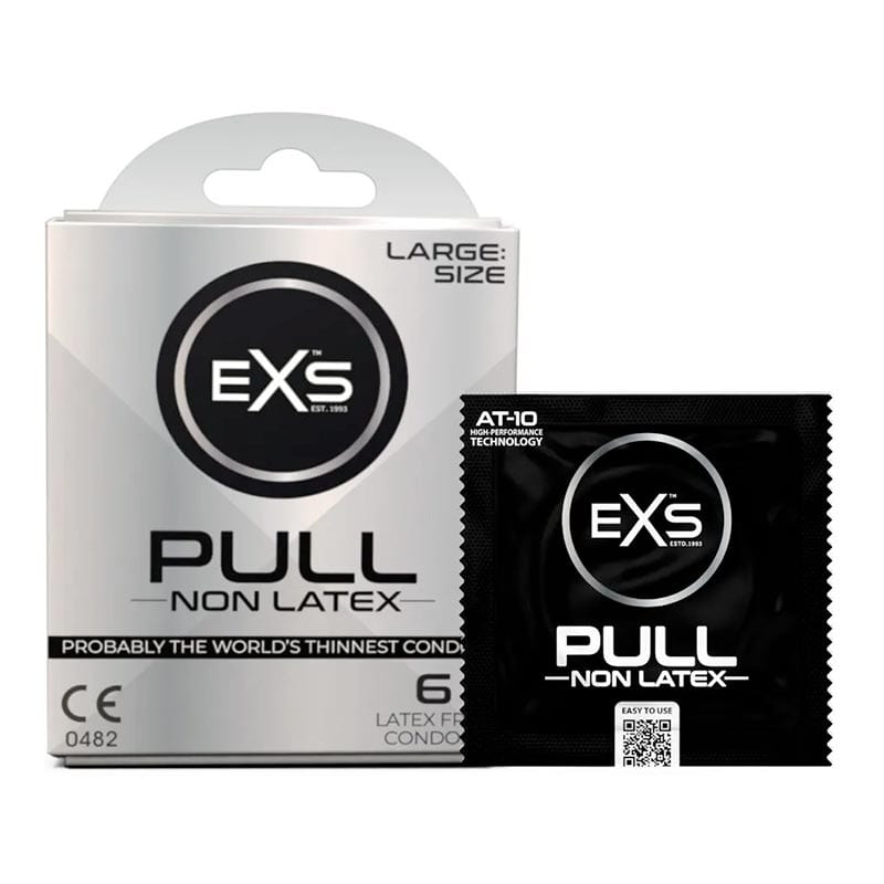 EXS Pull Large | Großer latexfreier Kondom | 6x