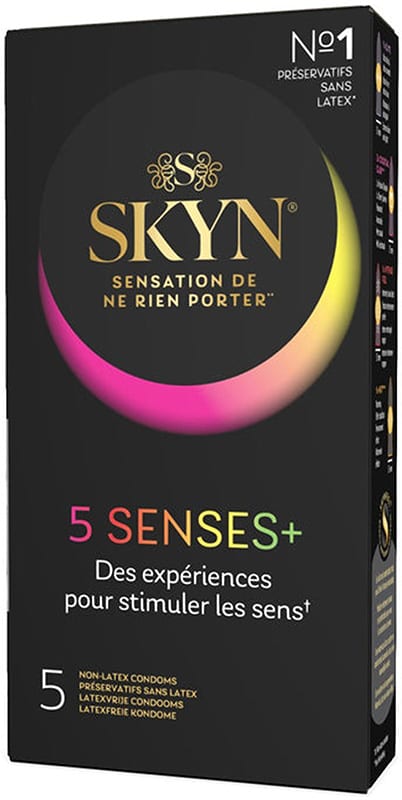 SKYN 5 Senses | Packung mit 5 hochwertigen Kondomen