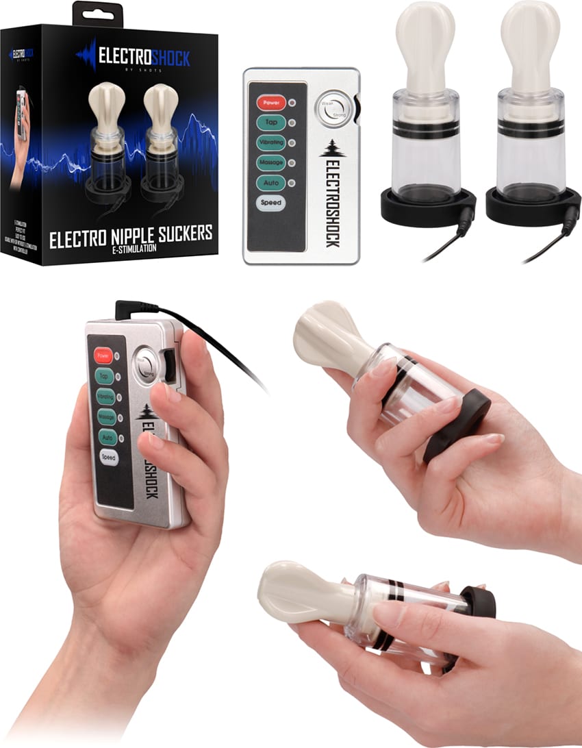 ElectroShock | Aspire-tétons avec système d'électrostimulation
