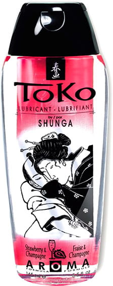 Shunga Toko Aroma | Lubrifiant à base d'eau | Fraise & Champagne