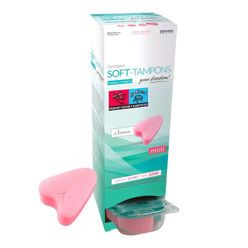 JoyDivision Soft Tampons | Mini | Pack de 10 tampons hygiéniques