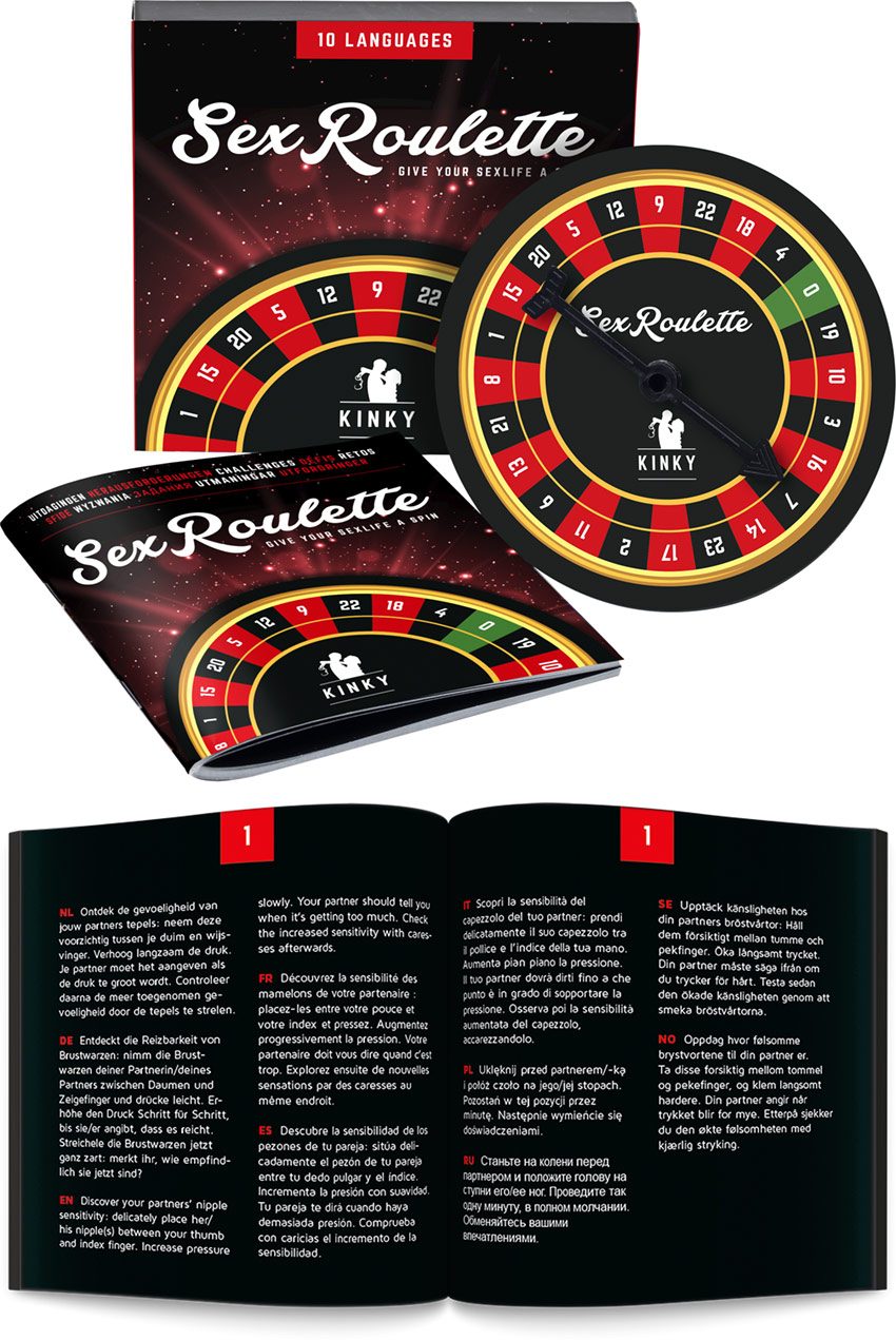 Tease & Please Sex Roulette Kinky - Erotisches Spiel für Paare - Kisskiss