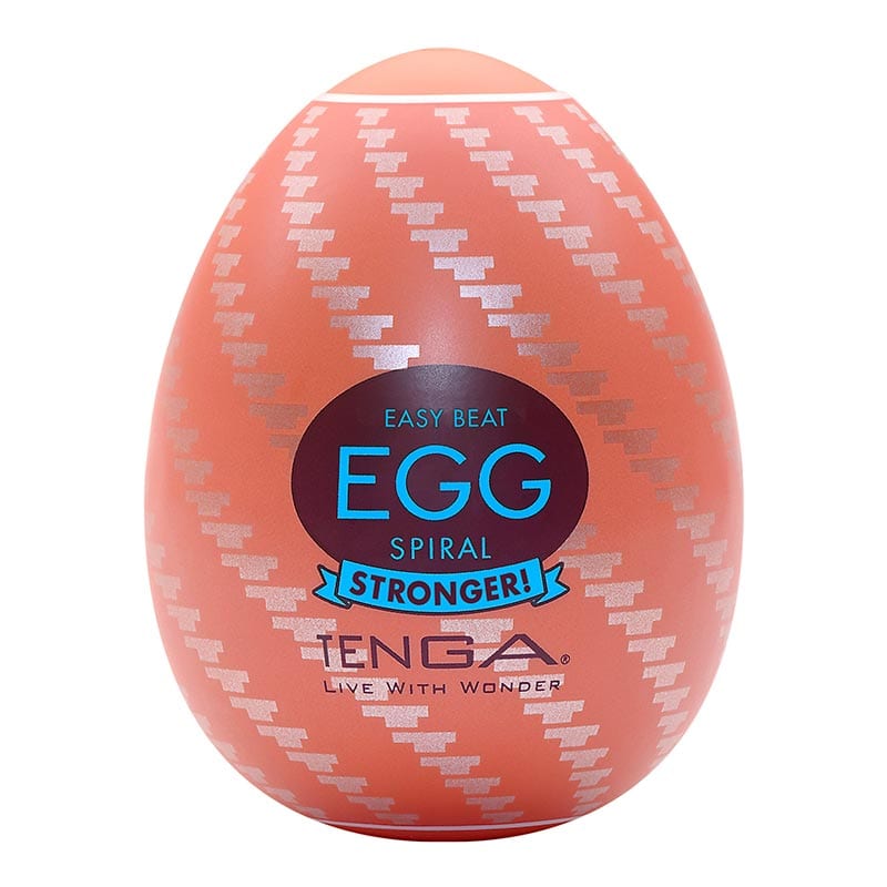Tenga Egg Spiral | Masturbator mit stark strukturierter Hülle