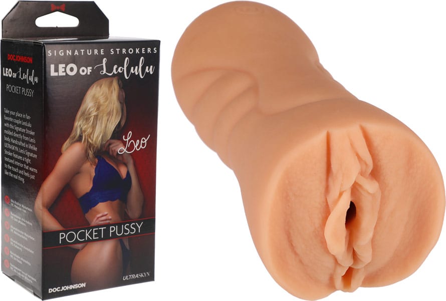 Doc Johnson Pocket Pussy Leo of Leolulu | Masturbateur de poche