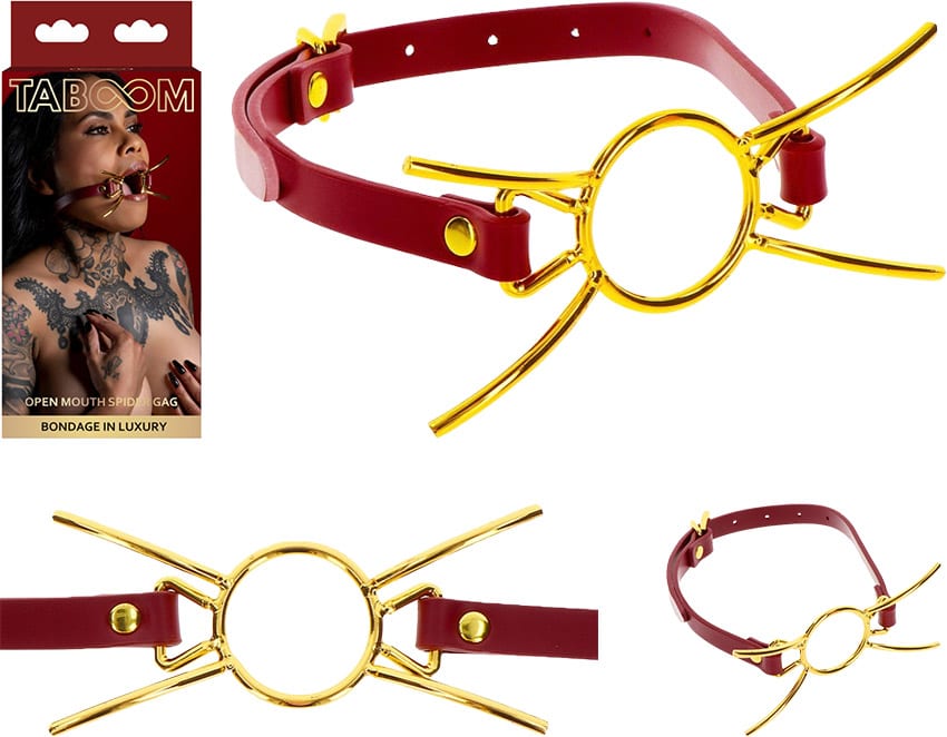 BDSM-Mundspreizer- Luxury Spider Gag - KissKiss