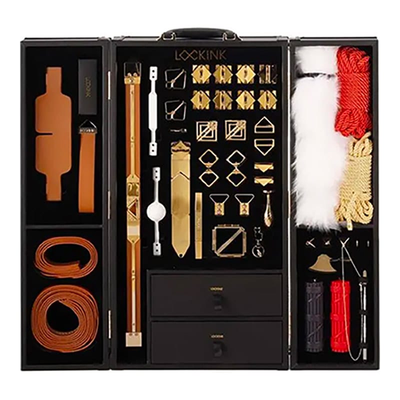 Lockink All-in-1 BDSM Play Kit | Kit de jeu BDSM tout-en-un