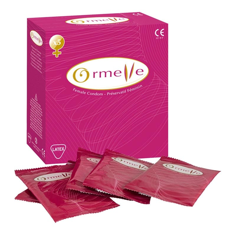 Ormelle | Préservatif féminin | Pack de 5 préservatifs féminins