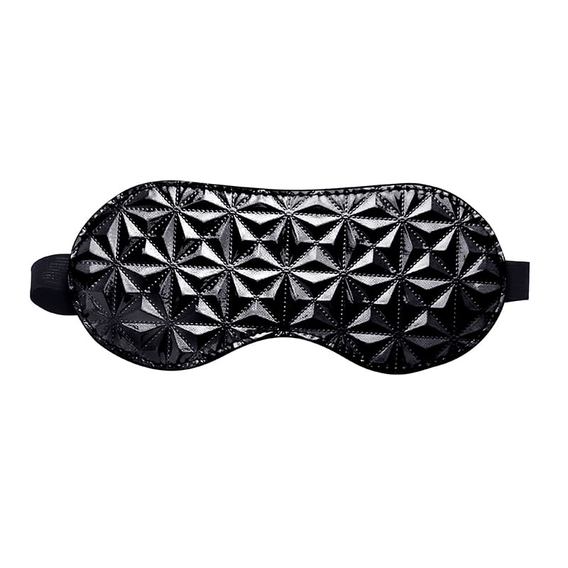 Whip Smart Diamond Maske | Schwarzes Band für erotische Spiele