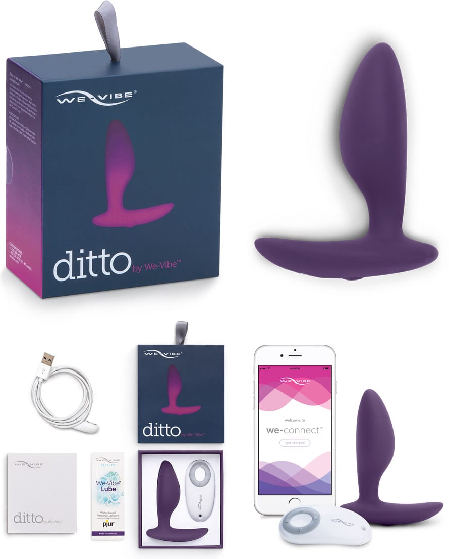 We-Vibe Ditto | Plug anal vibrant et connecté (Bluetooth)
