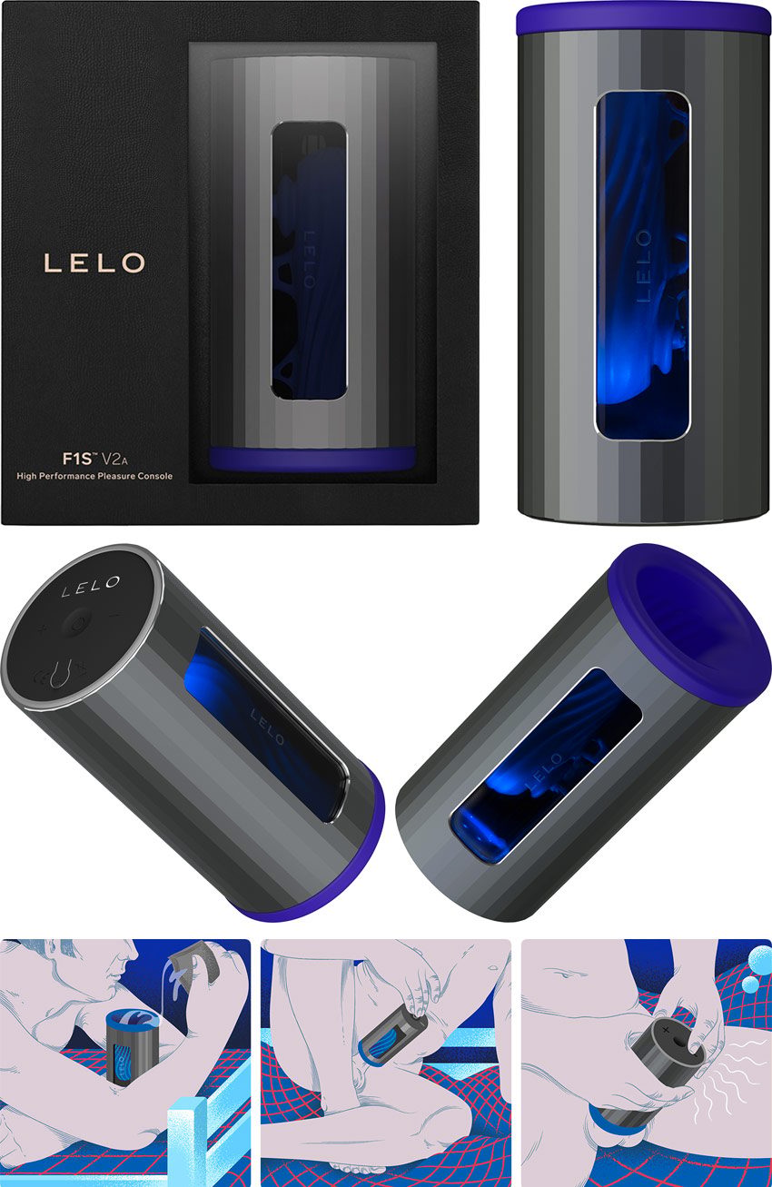 LELO F1S V2 | Masturbateur pour homme avec technologie SenSonic
