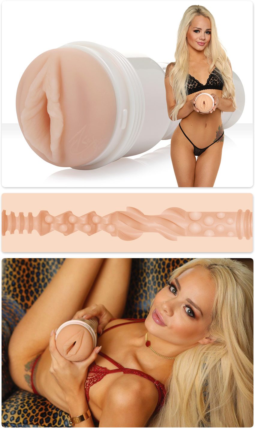 Fleshlight Elsa Jean Tasty | Masturbateur réaliste pour homme | Vagin