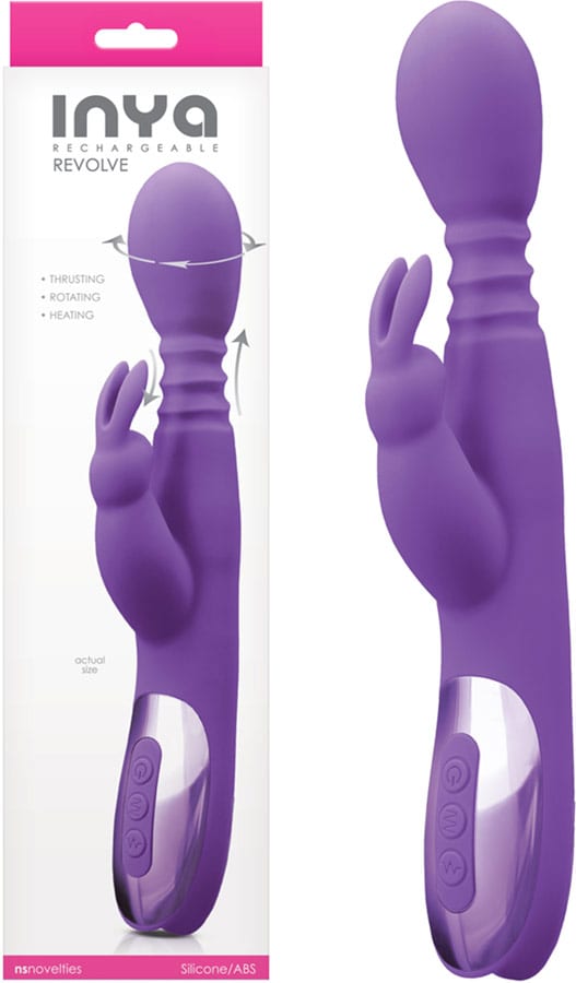 Inya Revolve | Vibrator des Typs Rabbit | Rotierend und heizend