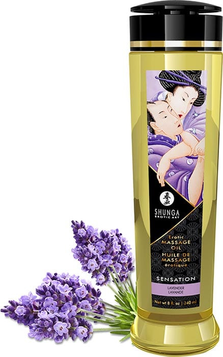 Shunga Sensation | Erotisches Massageöl | Lavendel
