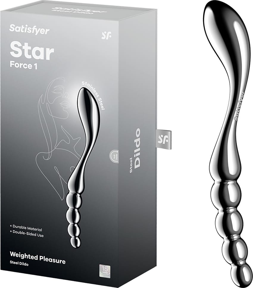 Satisfyer Star Force 1 | Dildo aus Edelstahl | 2 einführbare Enden