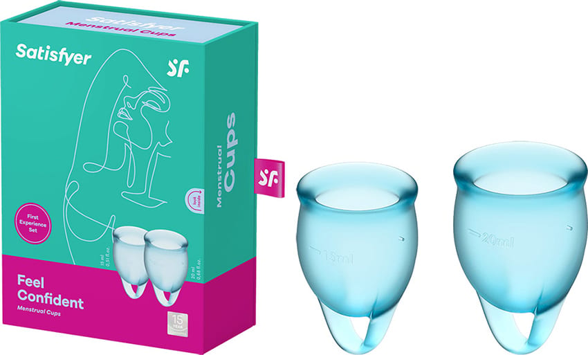 Satisfyer Feel Confident | Coupe menstruelle en silicone 15 & 20 ml