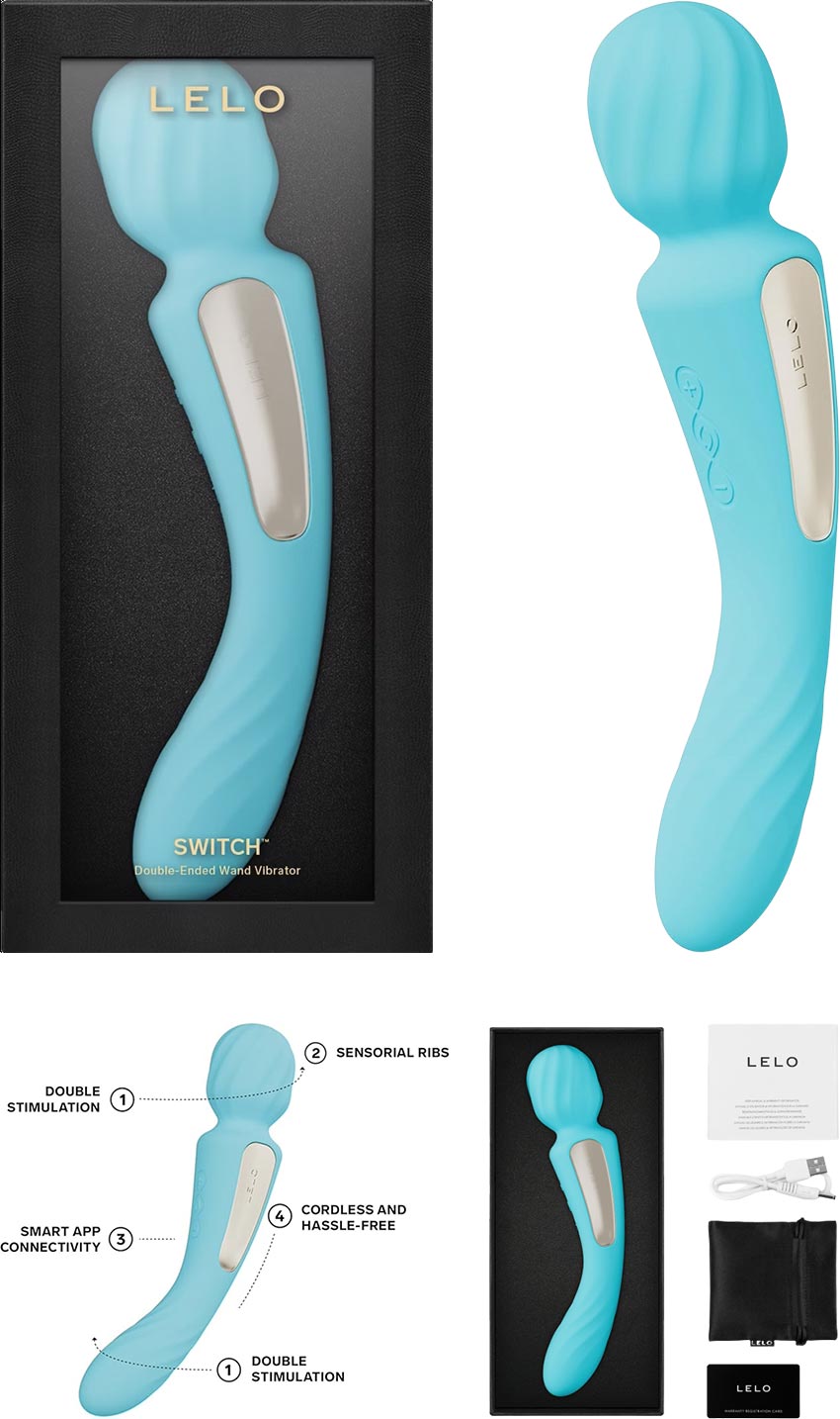 LELO Switch | Vibrator und Vibrationsstab | Türkis