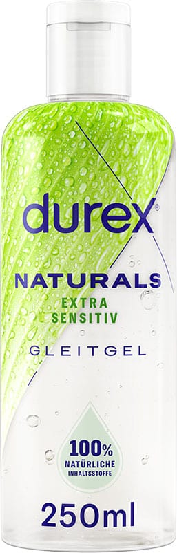 Durex Naturel (Naturals) | Lubrifiant intime 100% naturel | 250 ml