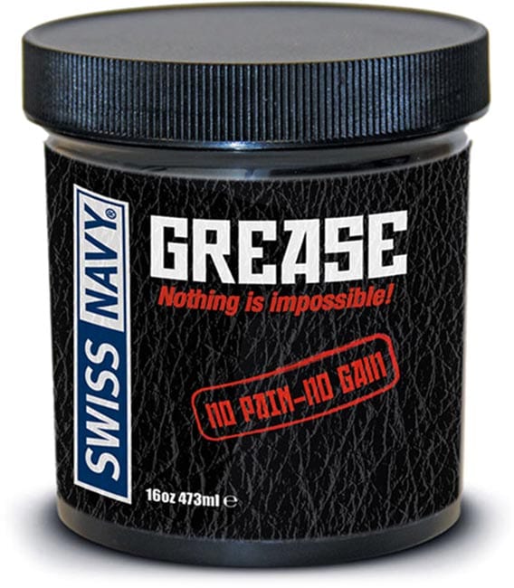 Swiss Navy Grease | Lubrifiant intime à base d'huile | 473 ml