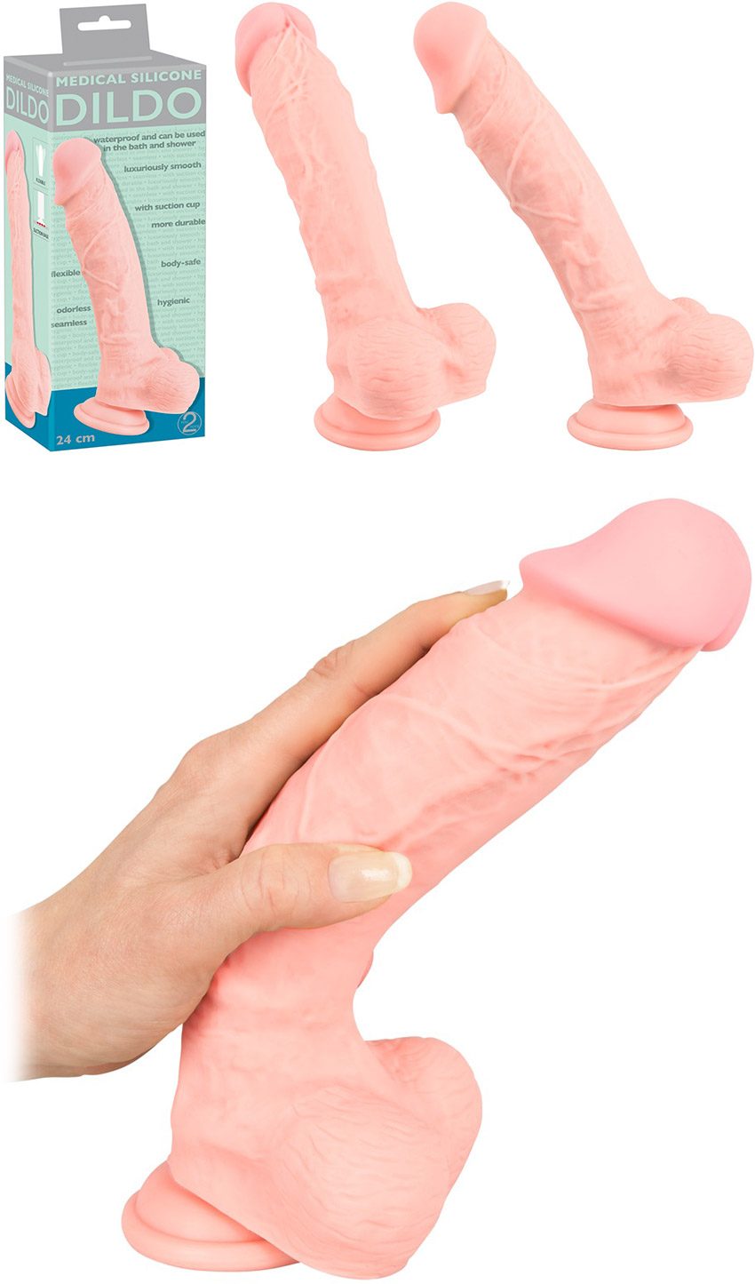 Realistischer Dildo aus Medizinischem Silikon You2Toys 18 cm - Kiss Kiss