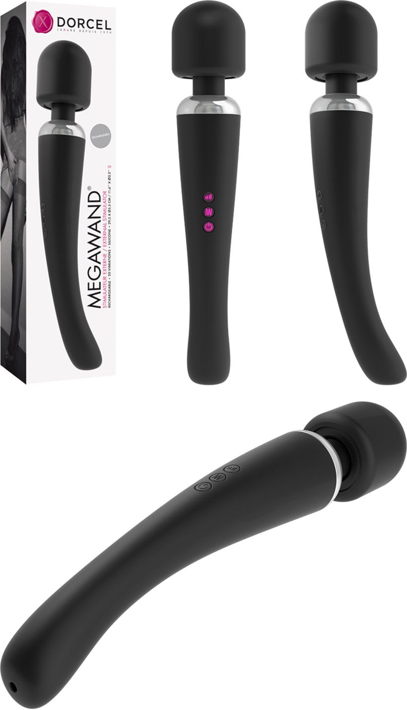 Marc Dorcel MegaWand - Vibromasseur très puissant de type baguette