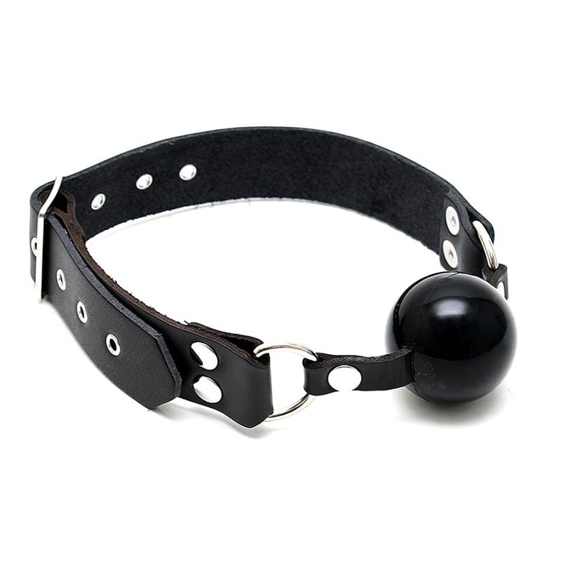 Bâillon boule Rimba en cuir