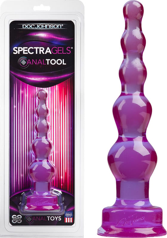 Doc Johnson SpectraGels Anal Tool | Plug anal avec 5 perles stimulantes