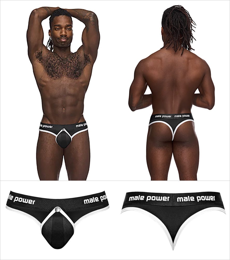 Male Power The Helmet | Herrenstring mit gepolsterter Tasche