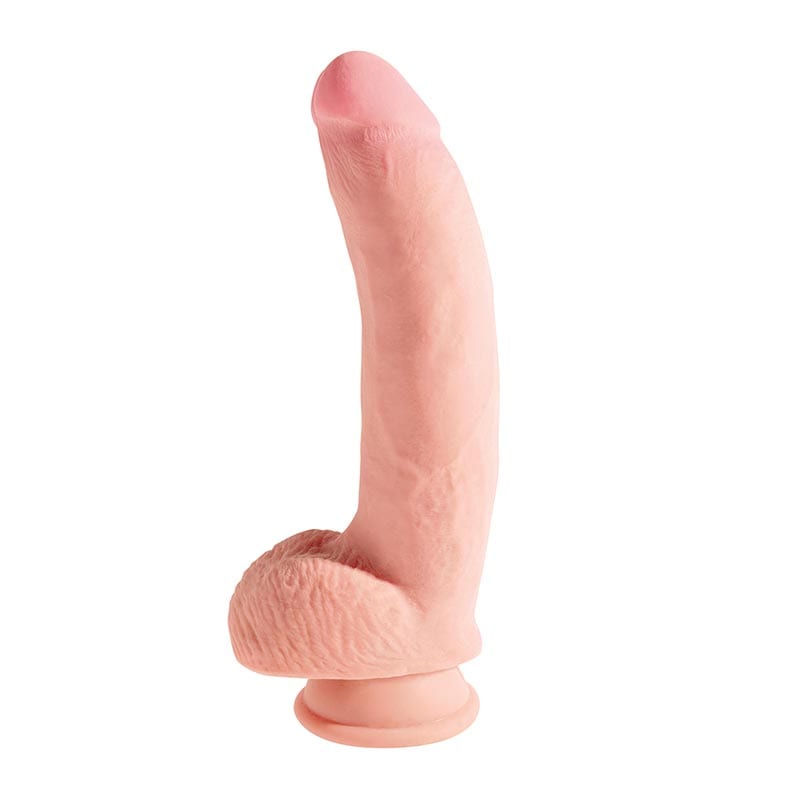 King Cock Plus Triple Density 10" | Dildo réaliste avec testicules