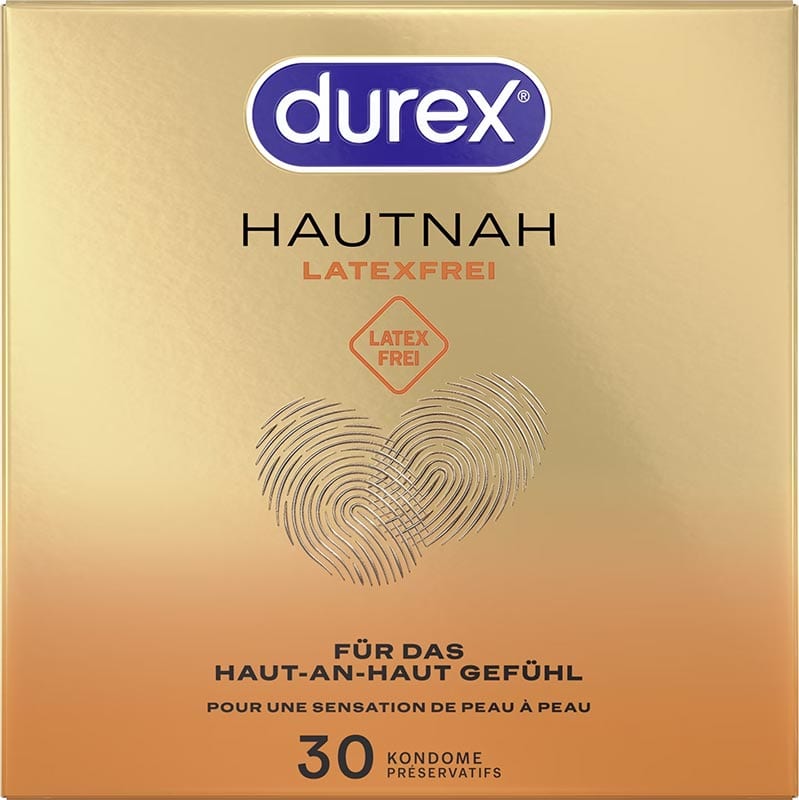 Durex Hautnah |&nbsp;Boîte de 30 préservatifs sans latex