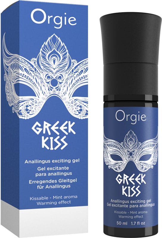 Orgie Greek Kiss | Erregendes und küssbares Gel für Anulingus | 50 ml