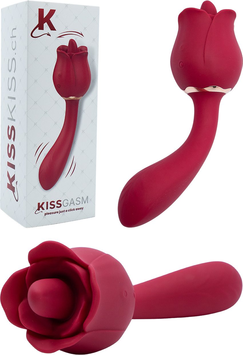 KissKiss.ch KissGasm | Vibromasseur et stimulateur clitoridien