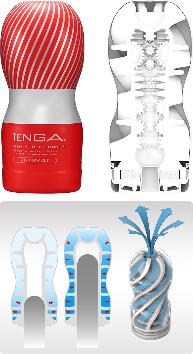 Tenga Air Flow Cup | Masturbator mit Luftstromstruktur