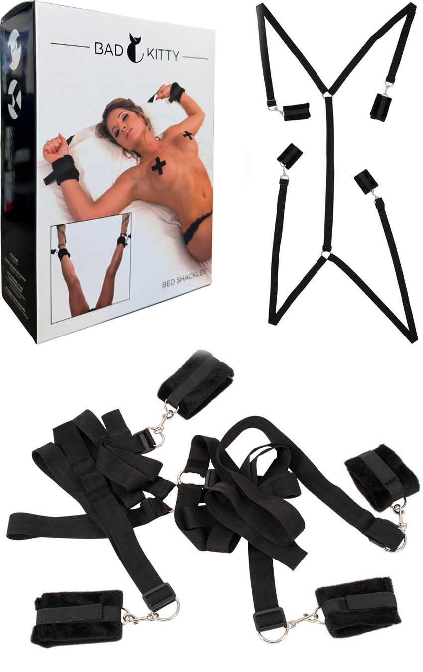Bad Kitty Bed Shackles | BDSM-Set mit Bettgurten