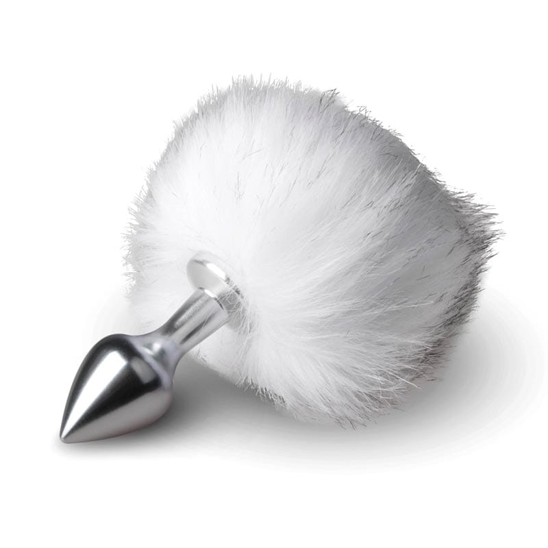 EasyToys Bunny | Analplug mit einem Hasenbommel | Weiss