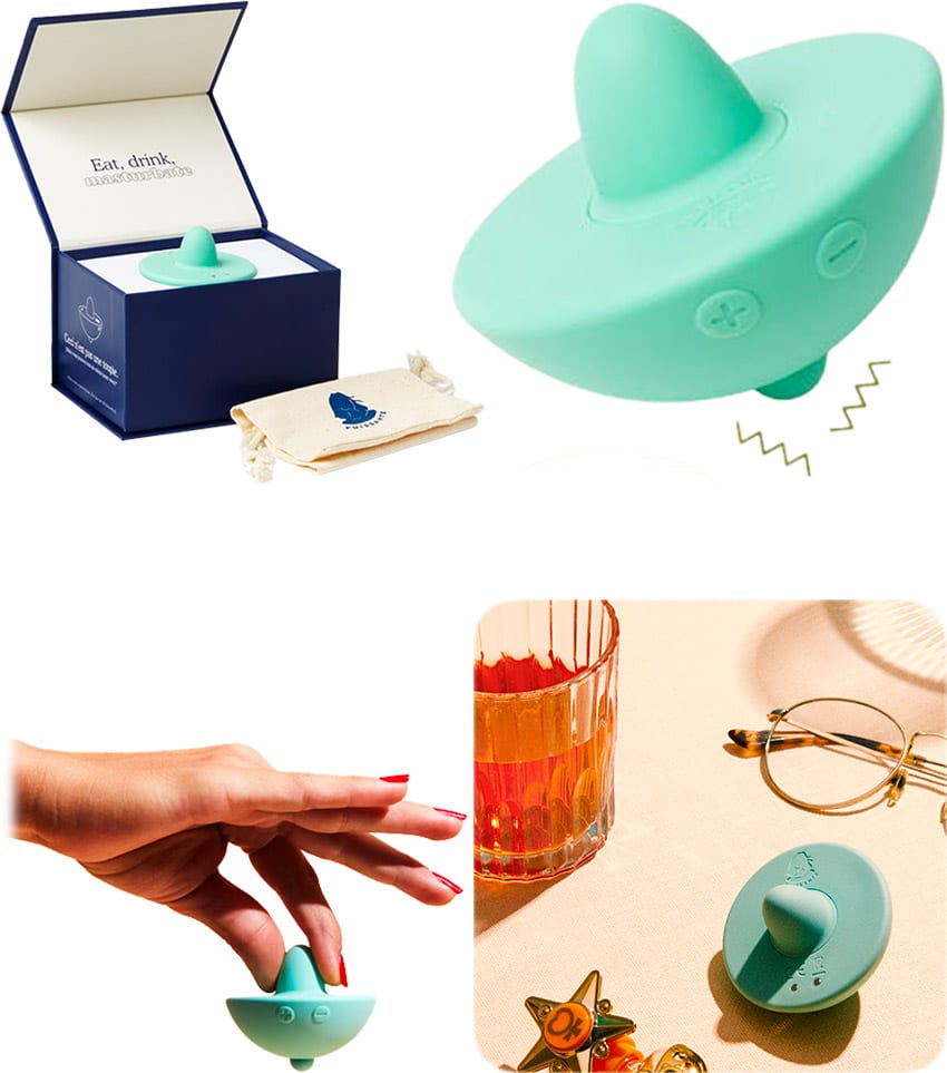 Puissante Toupie | Vibrator, der die Klitoris und die Schamlippen stimuliert