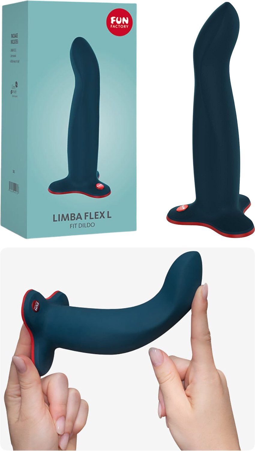 Fun Factory Limba Flex L | Silikondildo mit einstellbarer Form
