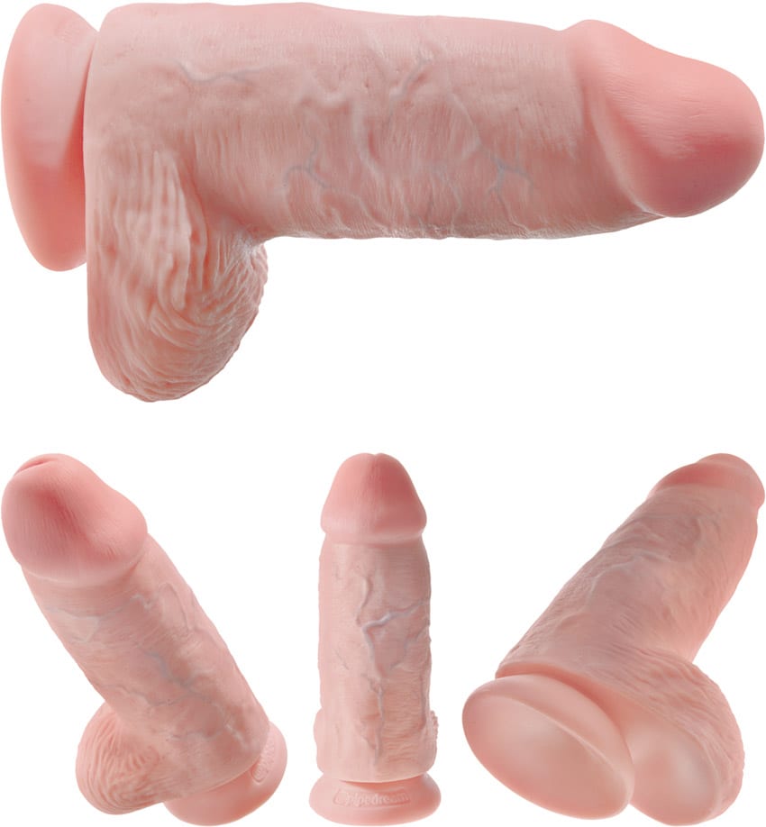 Pipedream King Cock Chubby | Gros gode réaliste | Beige