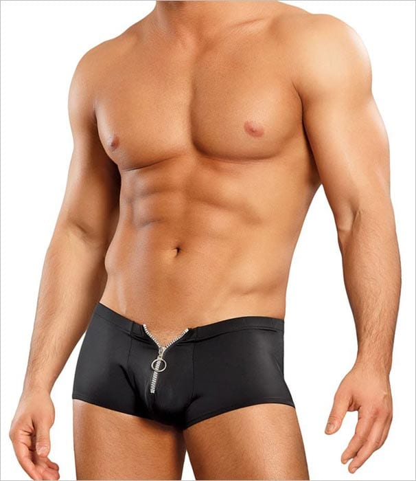 Male Power Zipper Short | Boxer moulant avec fermeture éclair