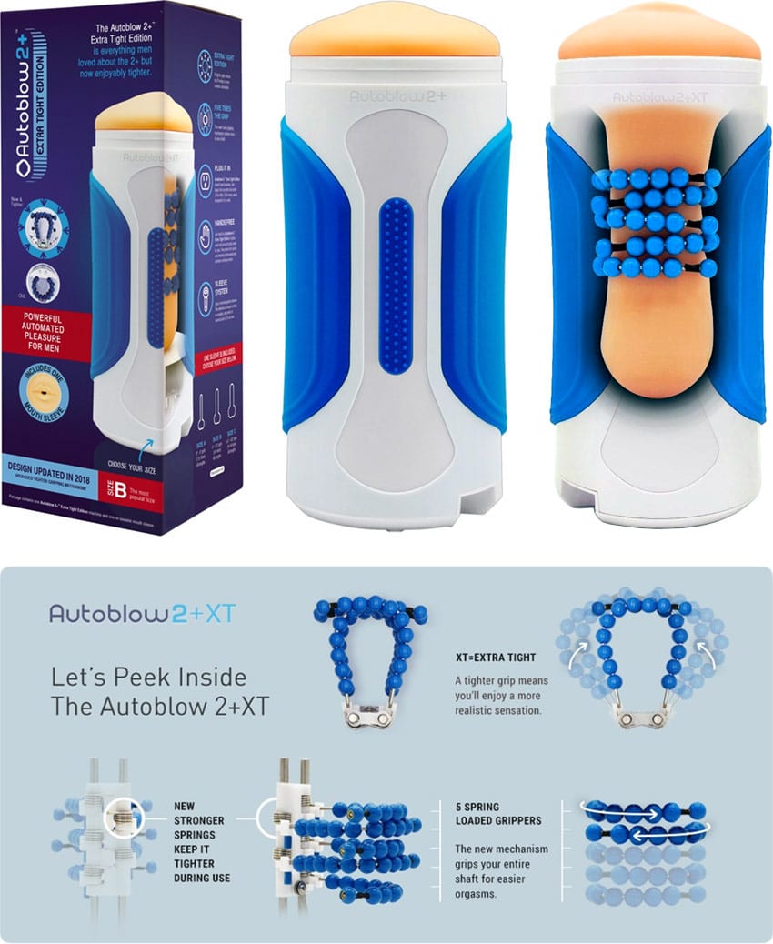 Autoblow 2+ (Plus) XT | Masturbateur | Achat discret & envoi gratuit
