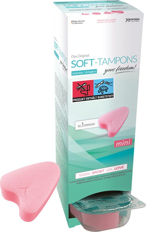 JoyDivision Soft Tampons | Mini | Pack de 10 tampons hygiéniques
