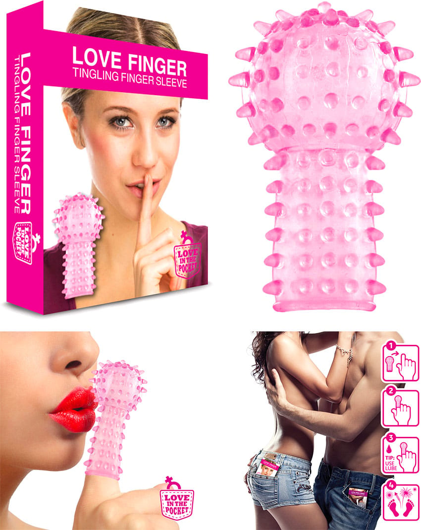 Love in the Pocket Love Finger | Stimulierende Fingerhülle