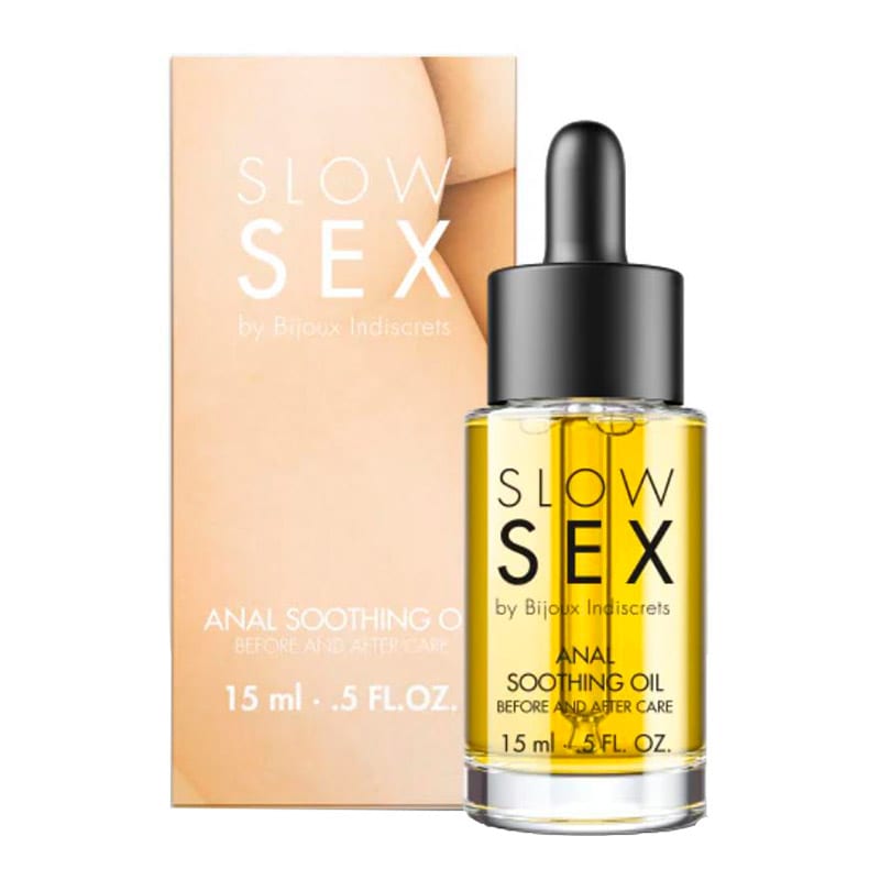 Bijoux Indiscrets Slow Sex | Huile anale apaisante | 15ml