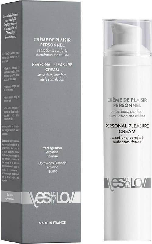 YESforLOV | Crème de masturbation | Yarsagumbu, Arginine et Taurine