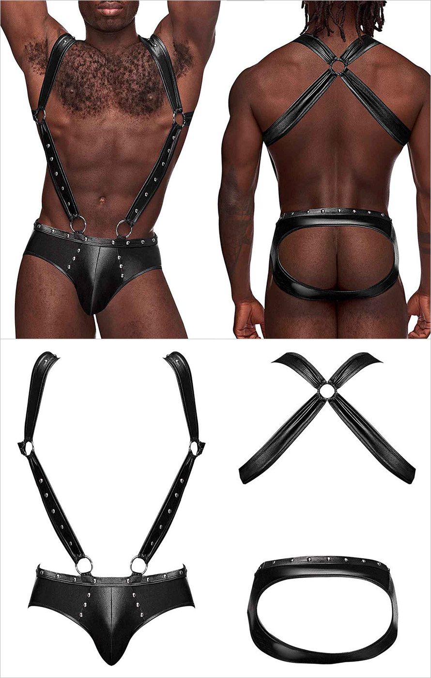 Male Power Fetish Uranus | Hodenschutz mit Nieten verziert | BDSM