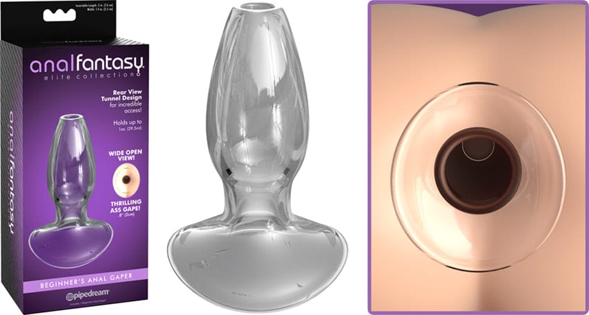 Anal Fantasy Beginner's Anal Gaper | Plug anal évidé en verre