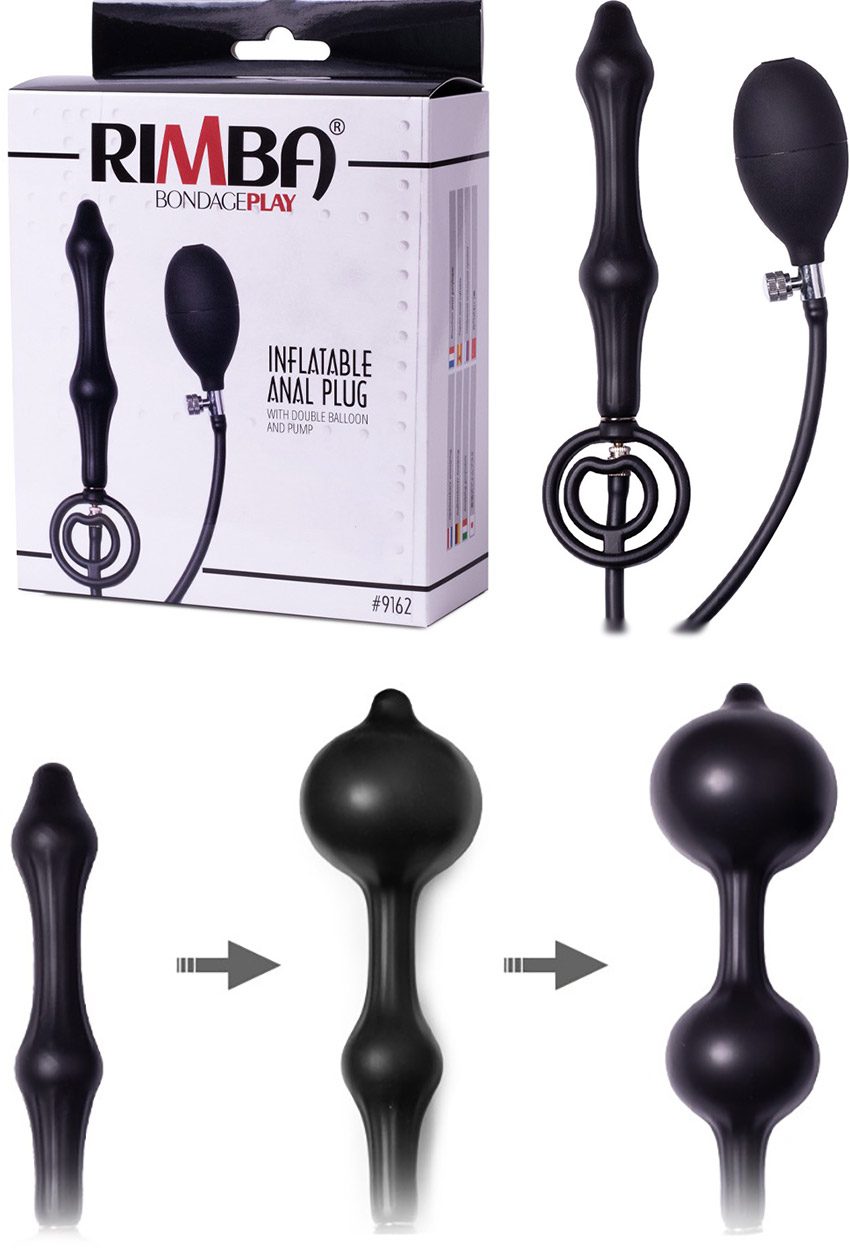 Rimba "Inflatable Anal Plug" | Plug anal gonflable ballon double