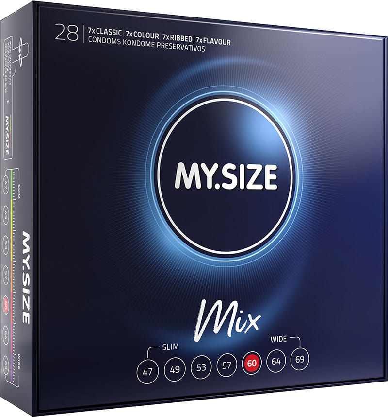 My Size Mix | Taille 60 | Mix de préservatifs avec taille spécifique
