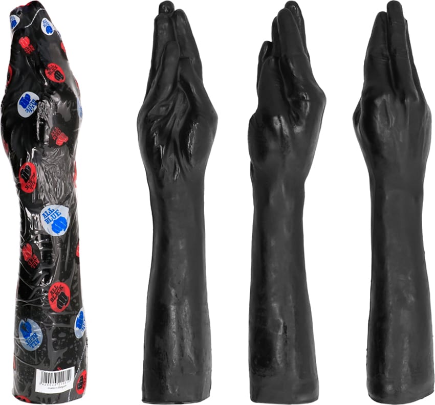 X-MAN All Black No 21 | Realistischer Dildo | Unterarm mit Hand